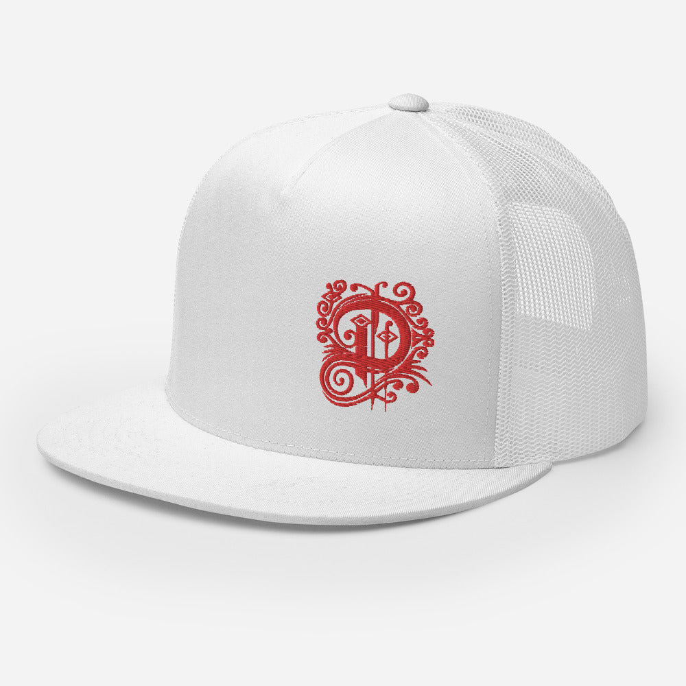 Delta Trucker Cap Red Logo
