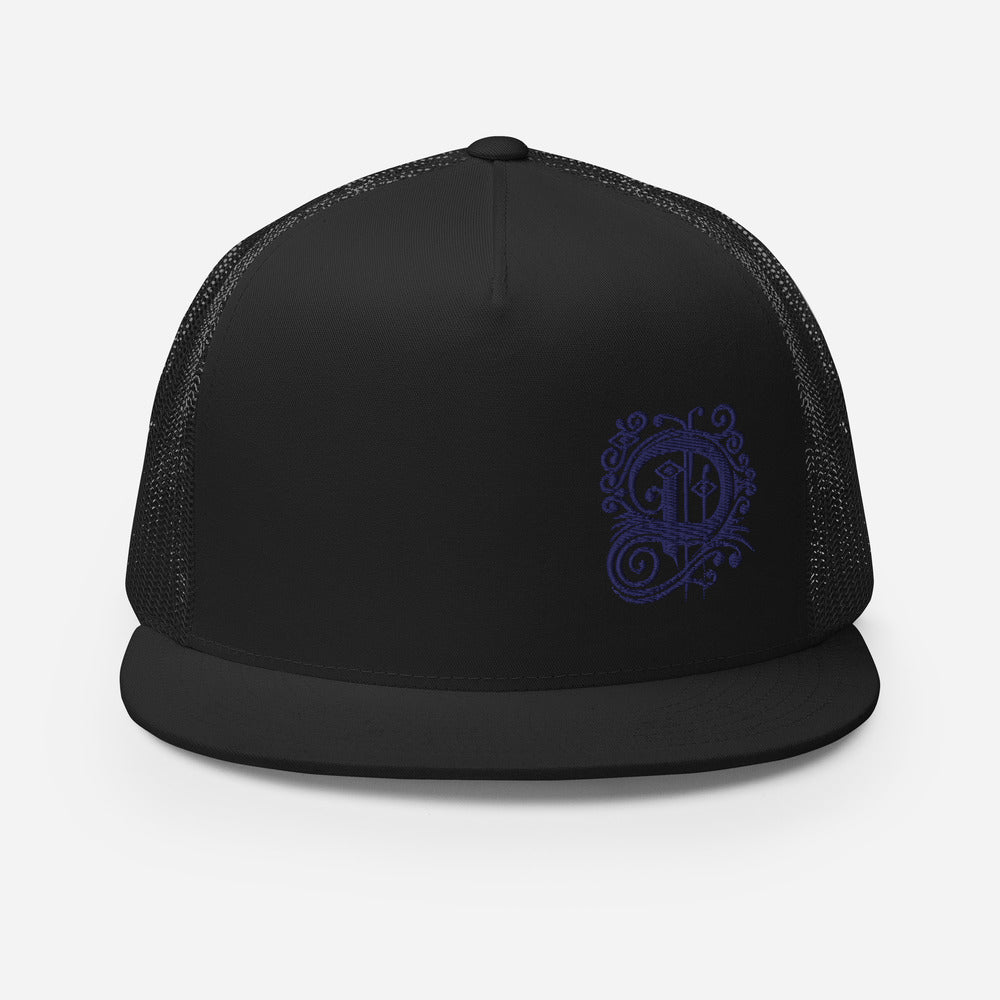 Delta Trucker Cap Blue Logo