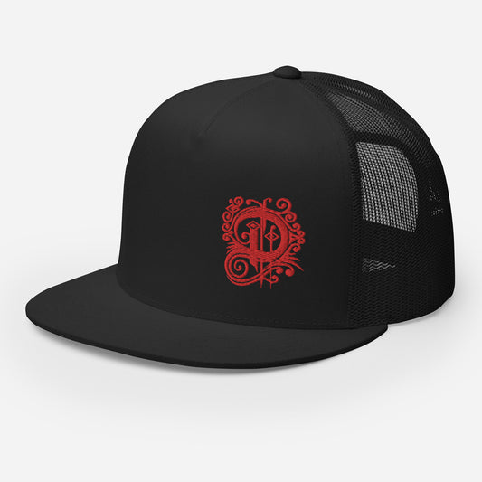 Delta Trucker Cap Red Logo