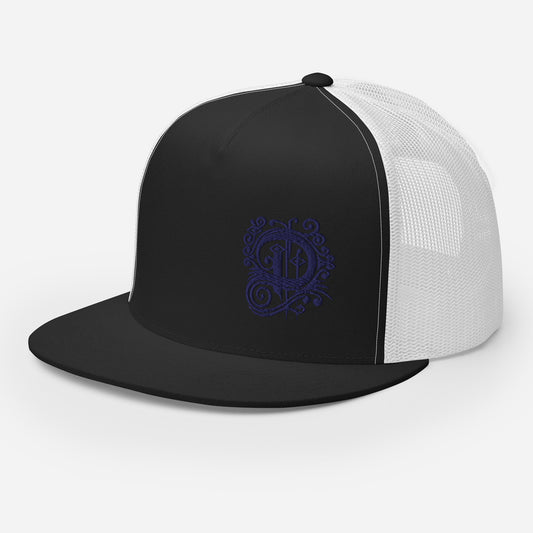 Delta Trucker Cap Blue Logo