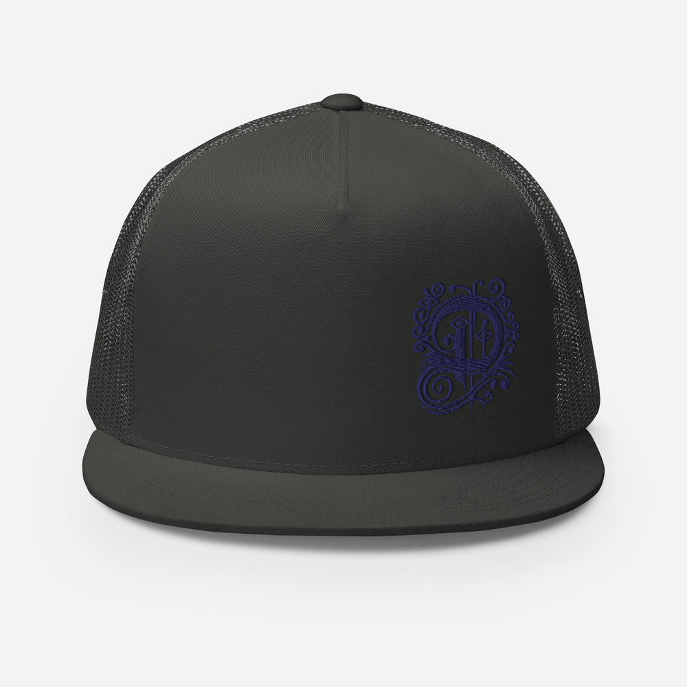 Delta Trucker Cap Blue Logo