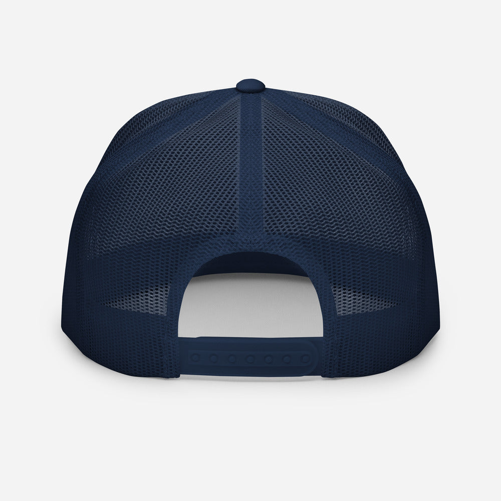 Delta Trucker Cap Blue Logo