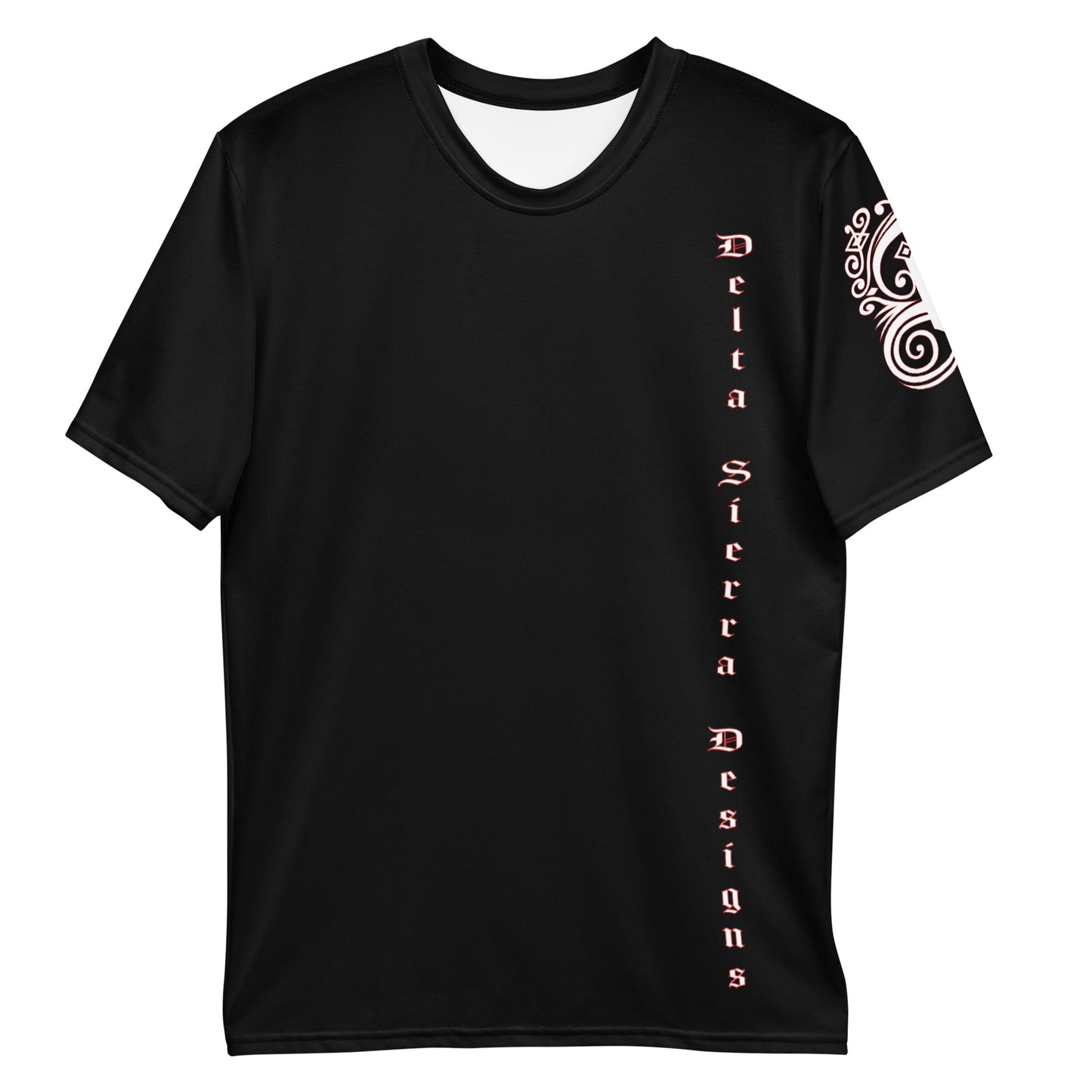 "Vertical Logo" Black T-shirt