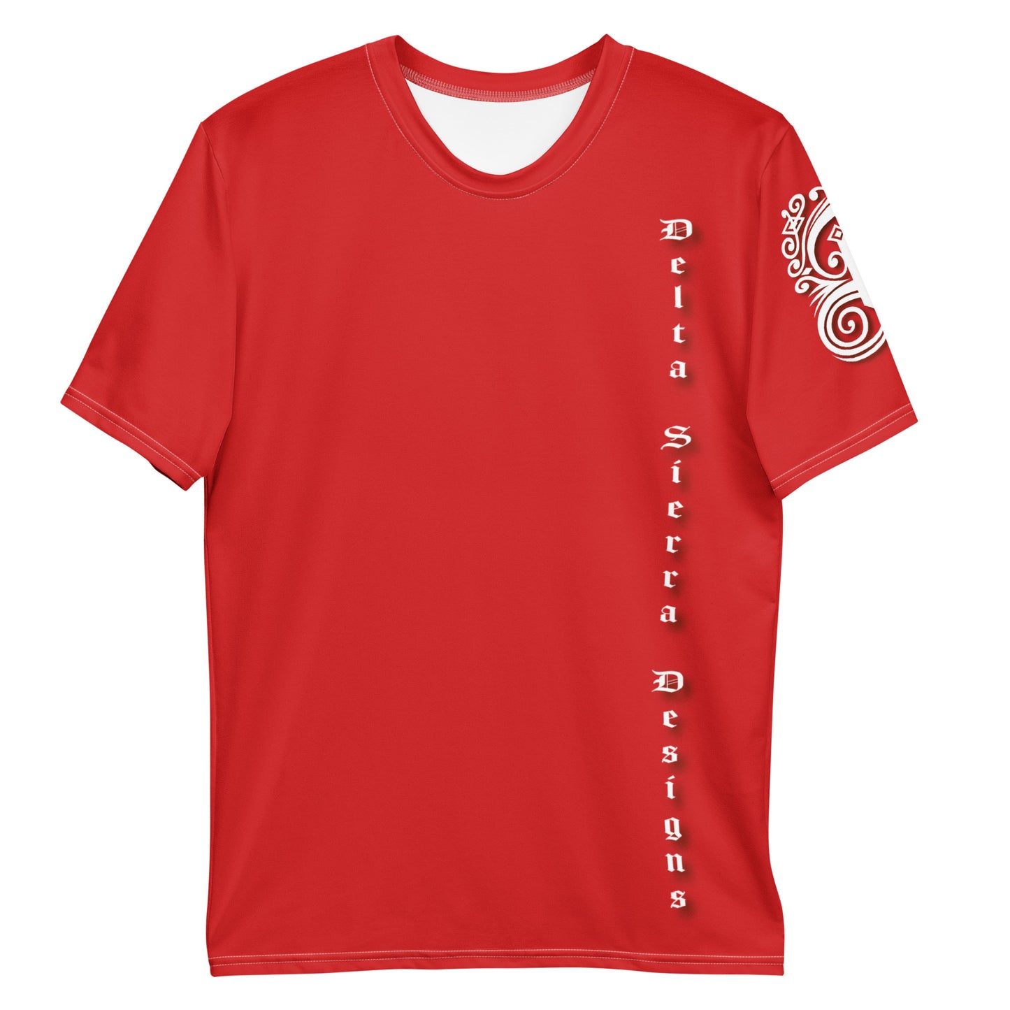 "Vertical Logo" Red T-shirt