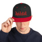 Delta Snapback Hat Red Logo
