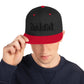Delta Snapback Hat Black Logo