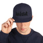 Delta Snapback Hat Black Logo