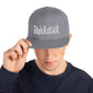 Delta Snapback Hat White Logo