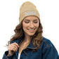 Delta Beanie White Logo